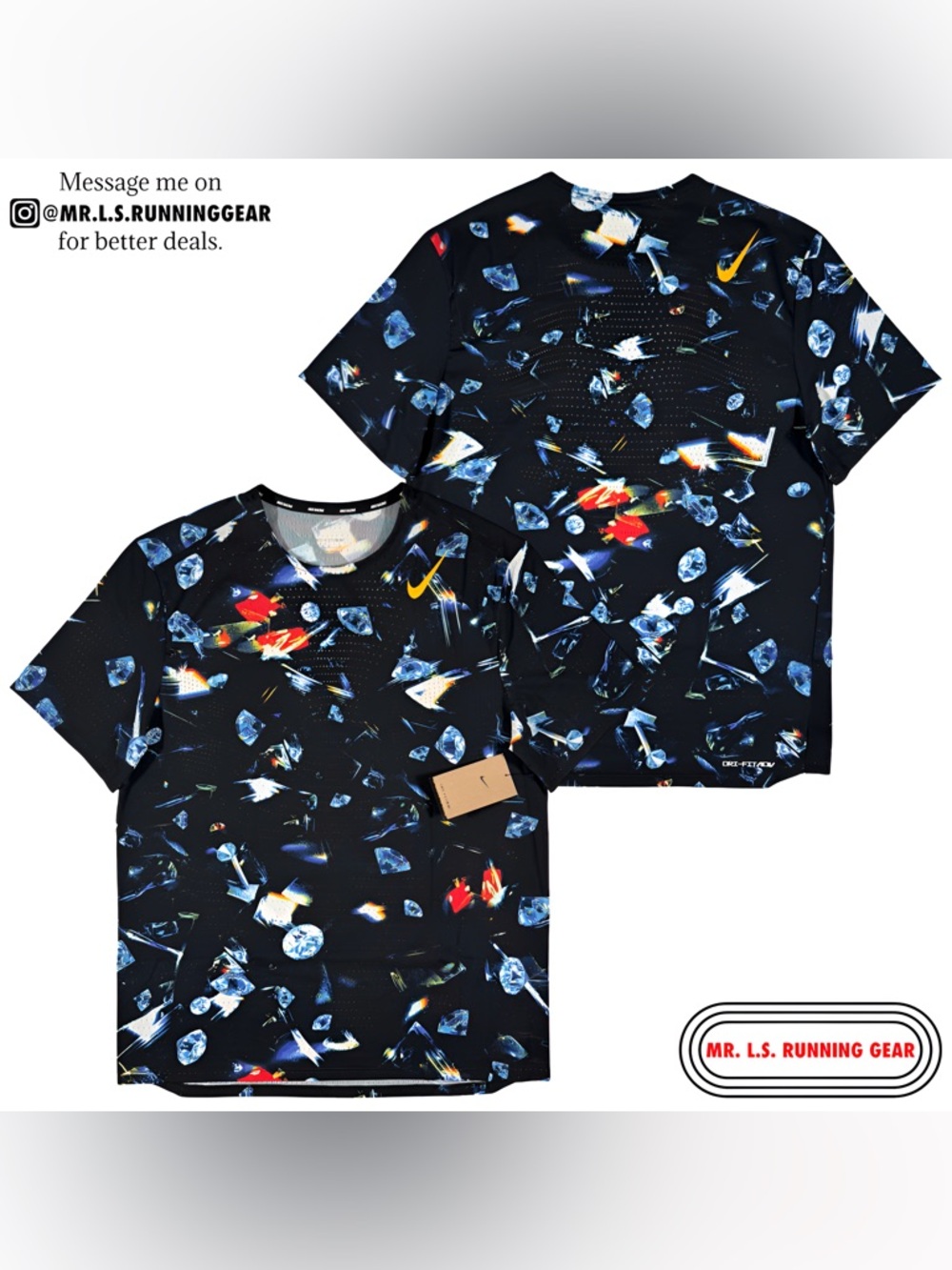 Nike AeroSwift Glam Dri-FIT ADV Short-Sleeve Running Top IH5043-010